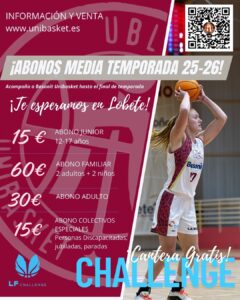 ABONOS MEDIA TEMPORADA