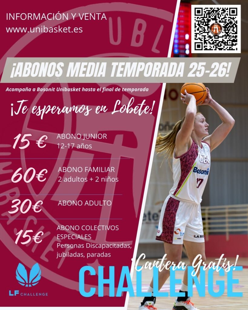 ABONOS MEDIA TEMPORADA