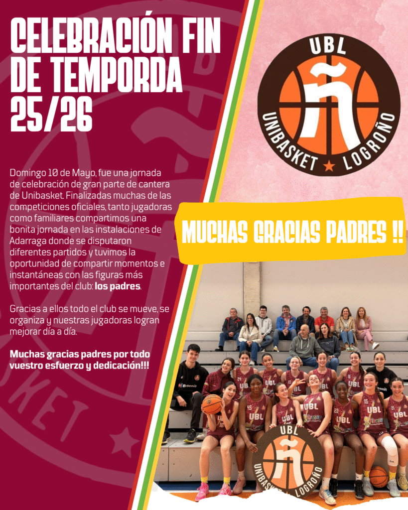 Agradecimiento padres temporada 2526